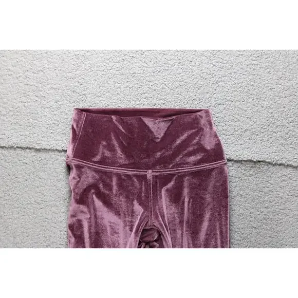 Lululemon Legging 6 Deep Maroon Wunder Under Special Edition Velvet Garnet - Picture 6 of 11